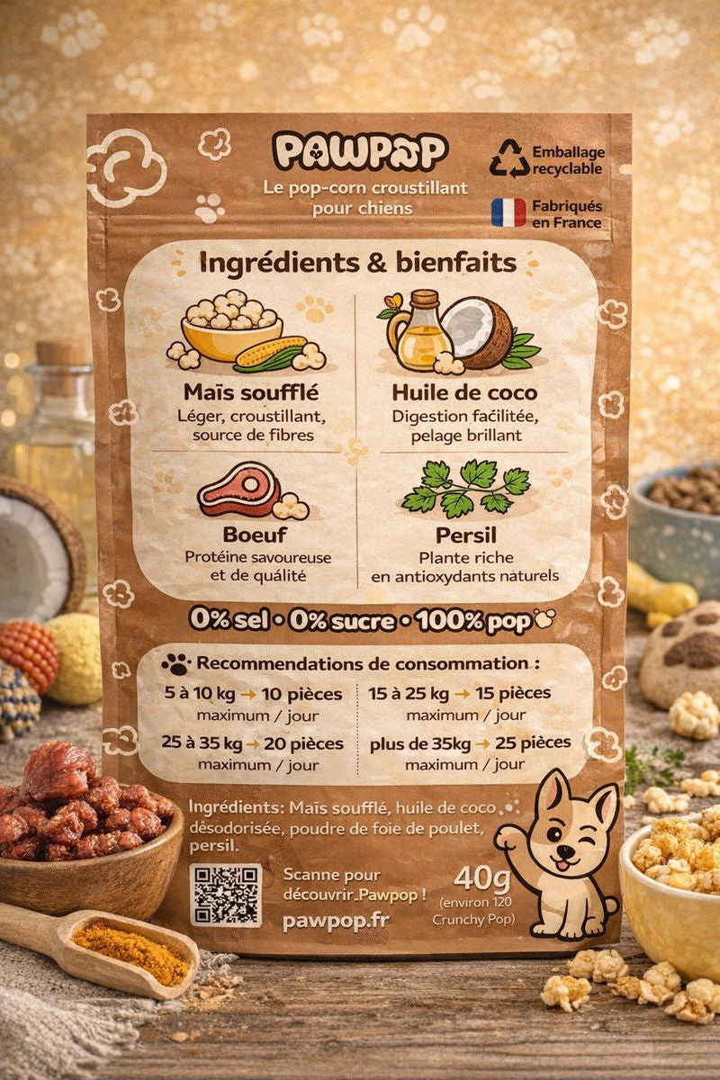 Crunchy Pop - Bœuf & Persil