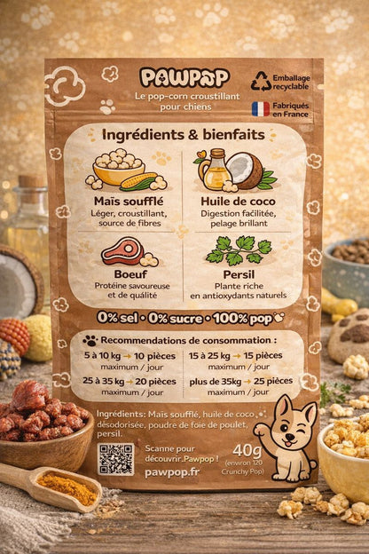 Crunchy Pop - Bœuf & Persil